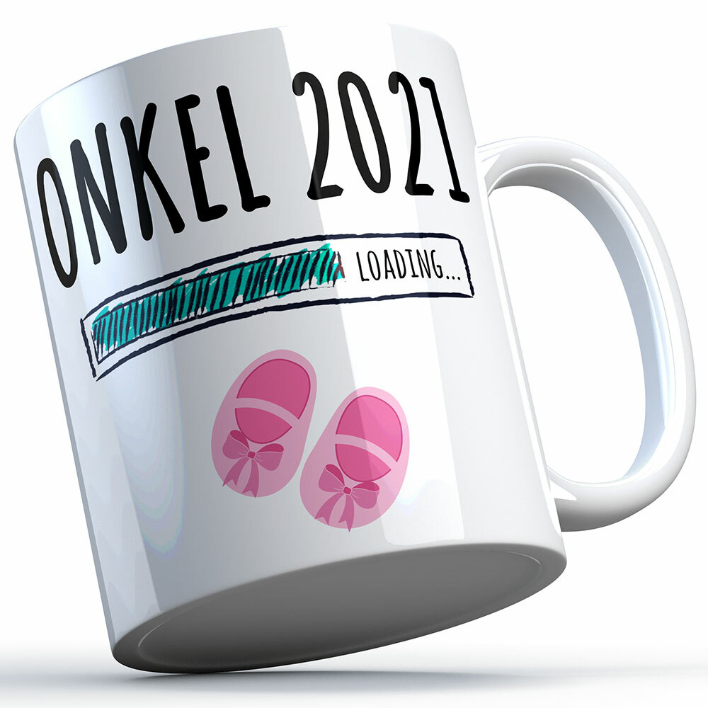 "Onkel 2021 loading... (Mädchen)" Tasse (5 Varianten)