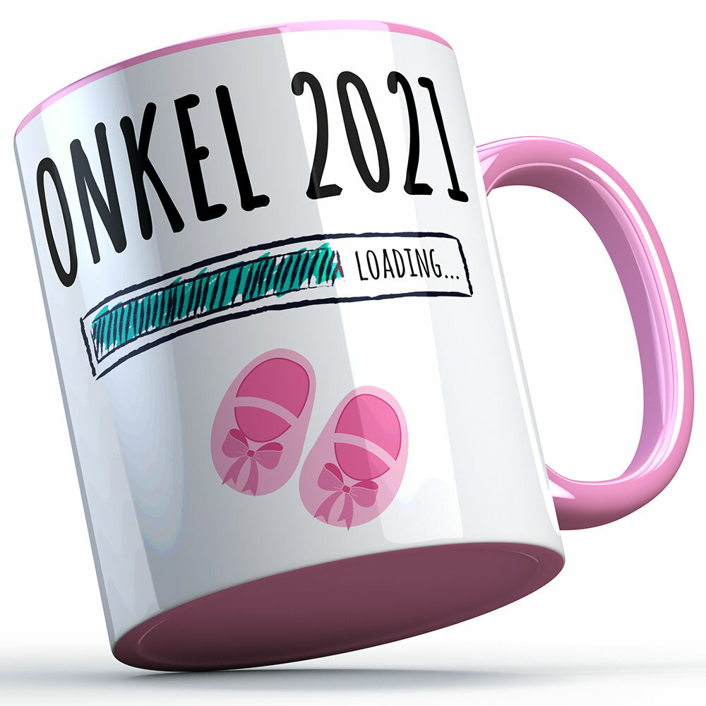 "Onkel 2021 loading... (Mädchen)" Tasse (5 Varianten)