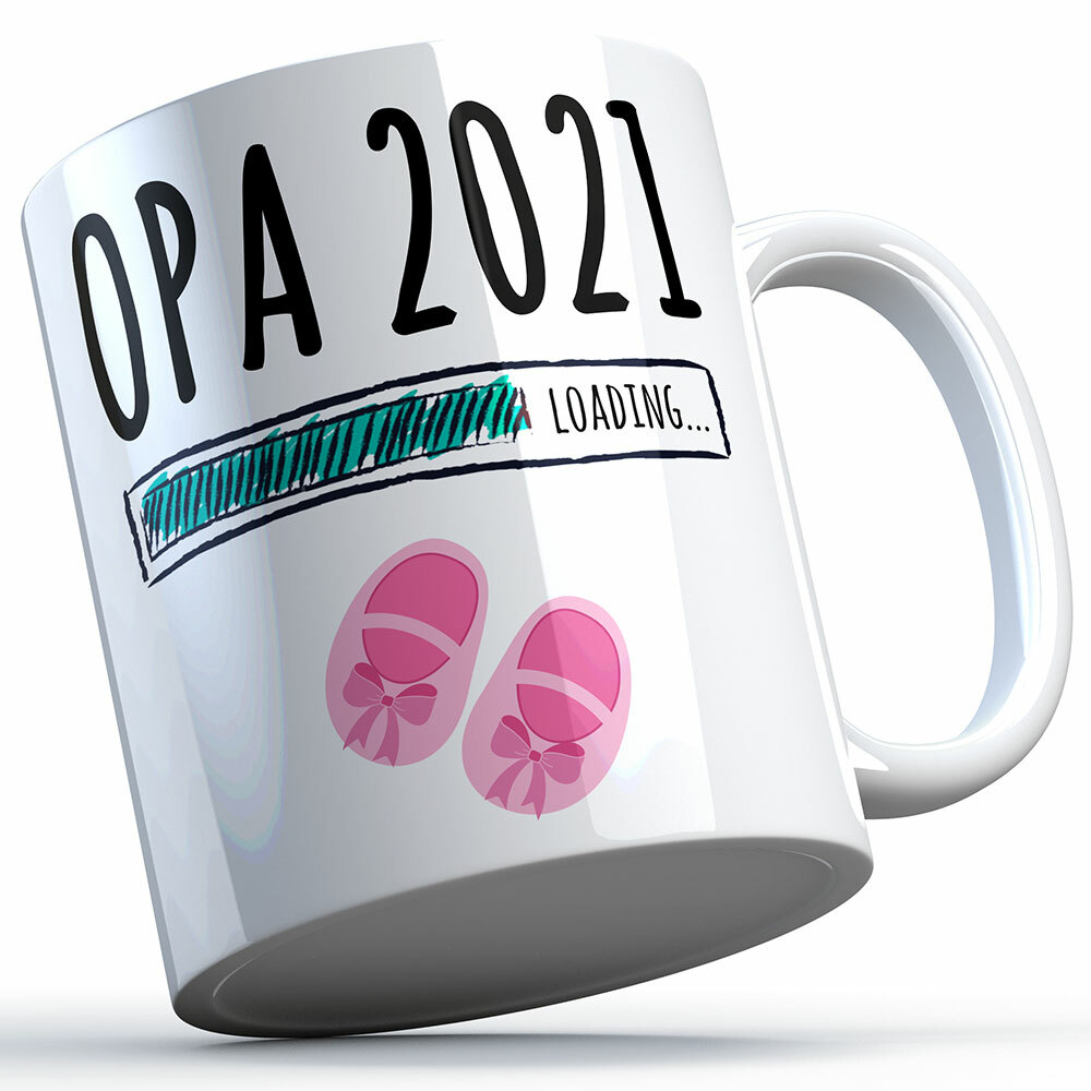 "Opa 2021 loading... (Mädchen)" Tasse (5 Varianten)