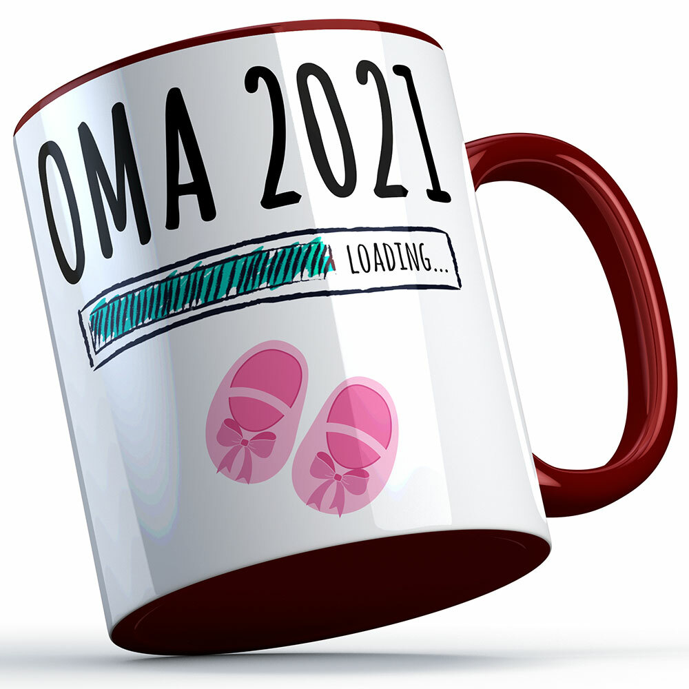 "Oma 2021 loading... (Mädchen)" Tasse (5 Varianten)