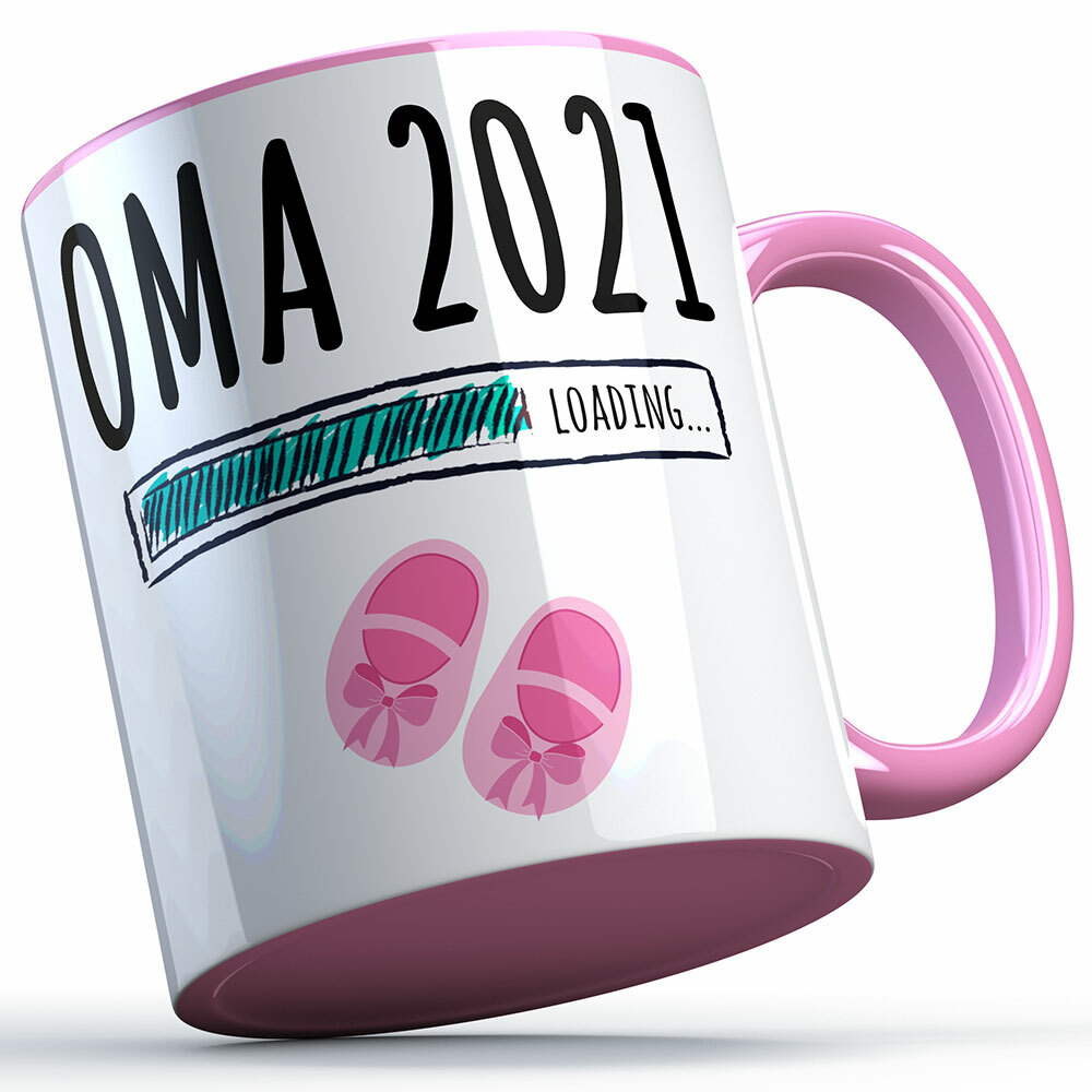 "Oma 2021 loading... (Mädchen)" Tasse (5 Varianten) 92209