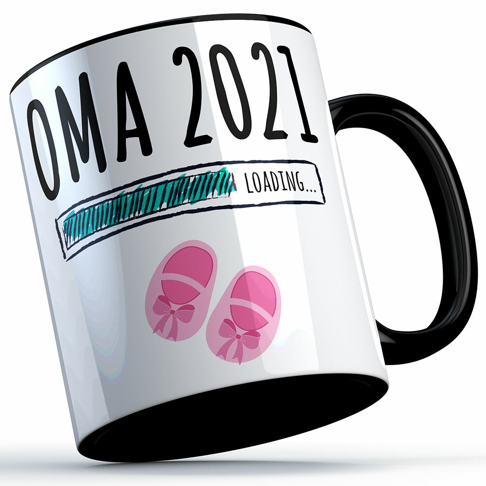 "Oma 2021 loading... (Mädchen)" Tasse (5 Varianten)