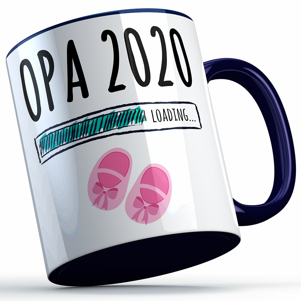 "Opa 2020 loading... (Mädchen)" Tasse (5 Varianten)