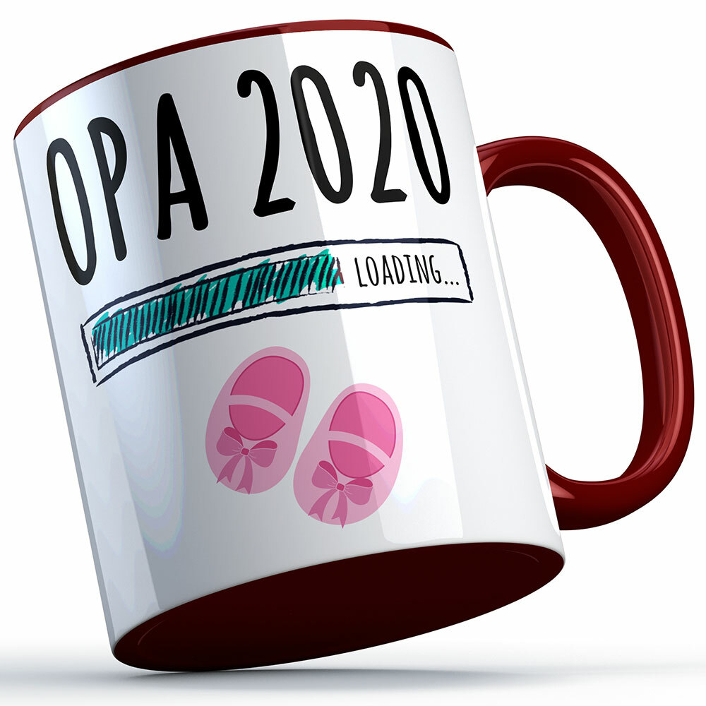 "Opa 2020 loading... (Mädchen)" Tasse (5 Varianten)