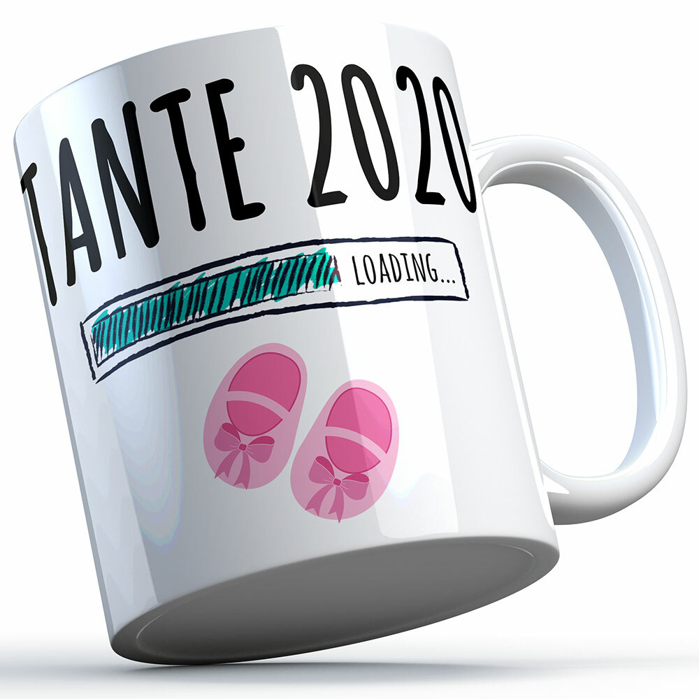"Tante 2020 loading... (Mädchen)" Tasse (5 Varianten)