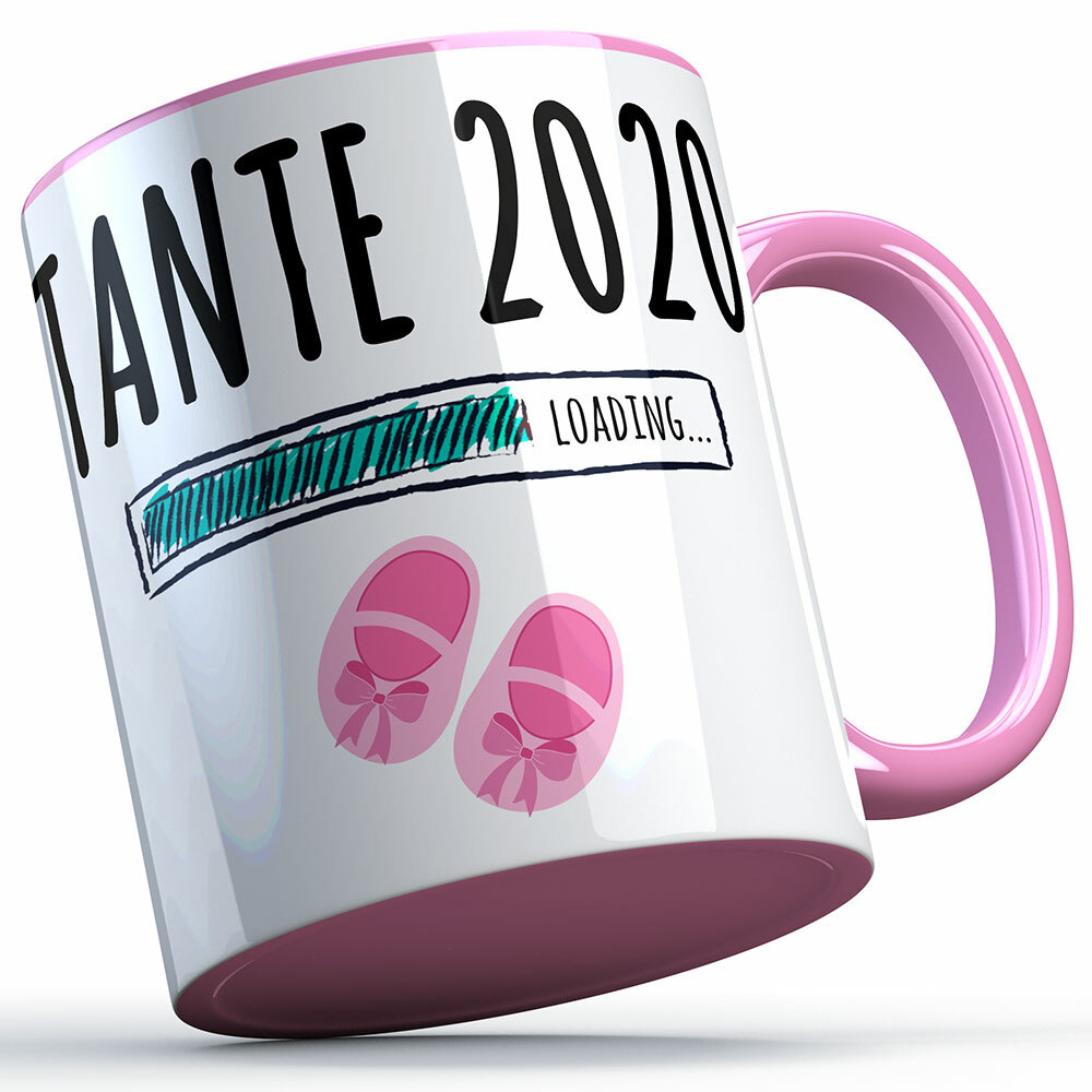 "Tante 2020 loading... (Mädchen)" Tasse (5 Varianten)