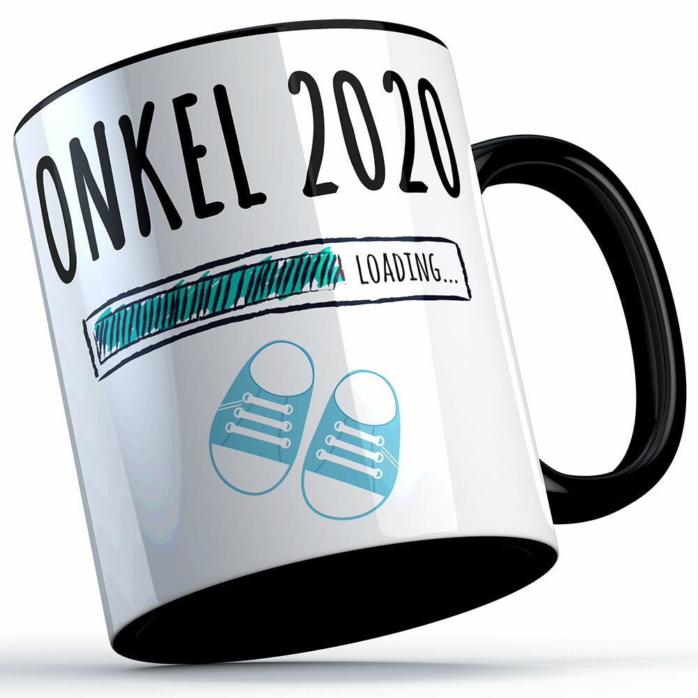 "Onkel 2020 loading... (Junge)" Tasse (4 Varianten)