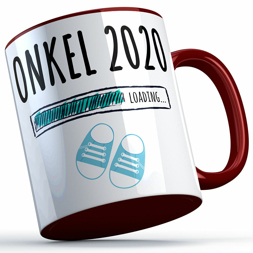 "Onkel 2020 loading... (Junge)" Tasse (4 Varianten)