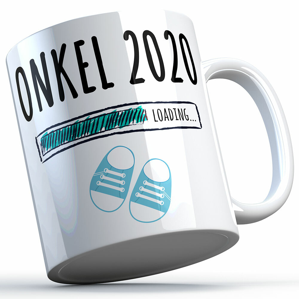 "Onkel 2020 loading... (Junge)" Tasse (4 Varianten)