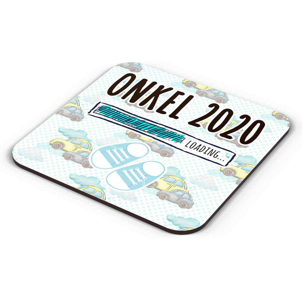 "Onkel 2020 loading... (Junge)" Tasse inkl. passendem Untersetzer (4 Varianten)