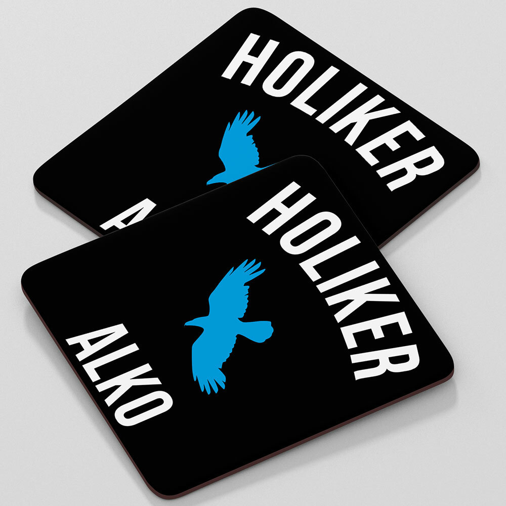 "Holiker Alko" Bieruntersetzer aus Hartfaser