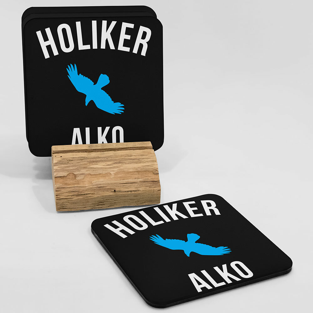 "Holiker Alko" Bieruntersetzer aus Hartfaser