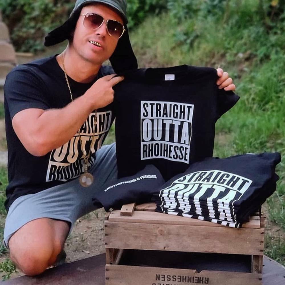 T-Shirt "Straight outta Rhoihesse" (Herren)