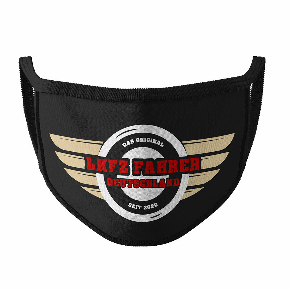 "LKFZ Fahrer Deutschland" Gesichtsmaske (Verschiedene Farben)