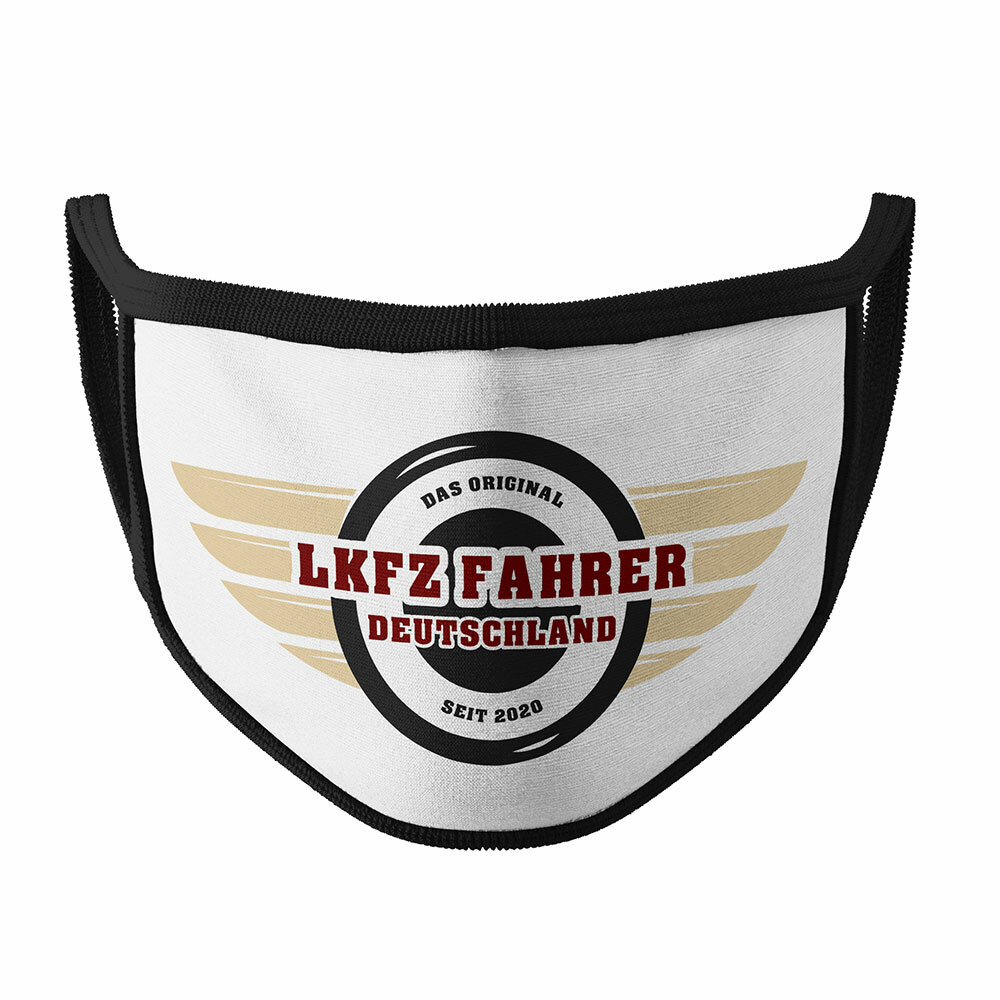 "LKFZ Fahrer Deutschland" Gesichtsmaske (Verschiedene Farben) M1-LKFZ 92339
