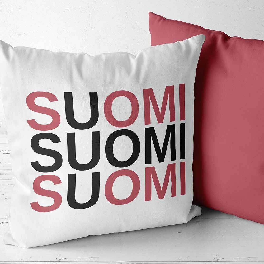 "Suomi" Two Tone Kissen (Erhältlich in fünf Farben)