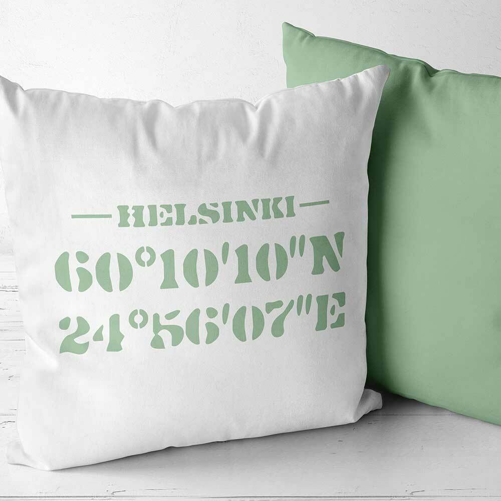 "Helsinki" Two Tone Kissen (Erhältlich in sechs Farben)