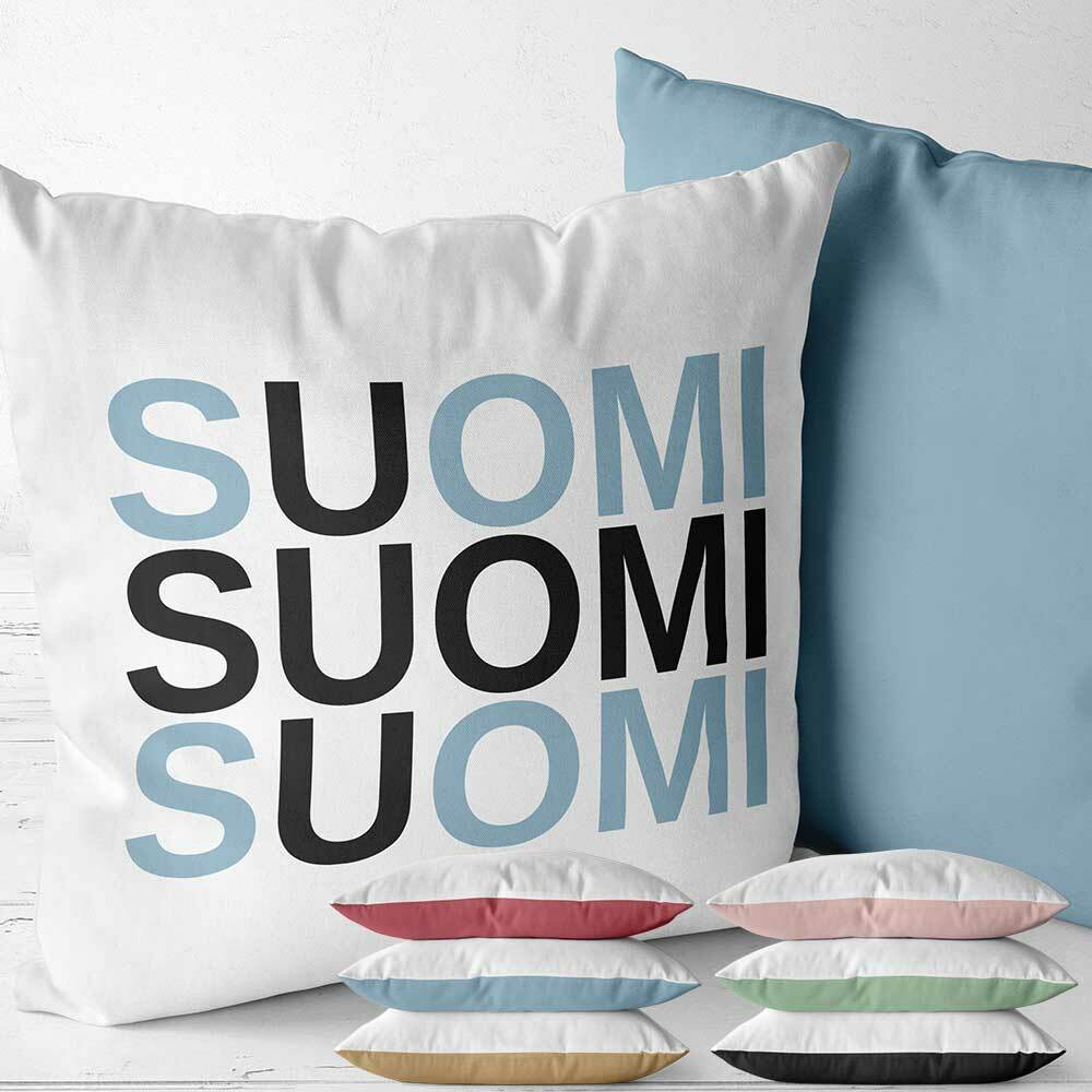 "Suomi" Two Tone Kissen (Erhältlich in fünf Farben) M1-FT 92337