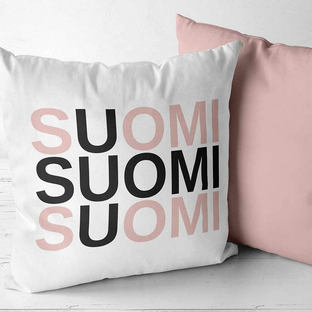 "Suomi" Two Tone Kissen (Erhältlich in fünf Farben)