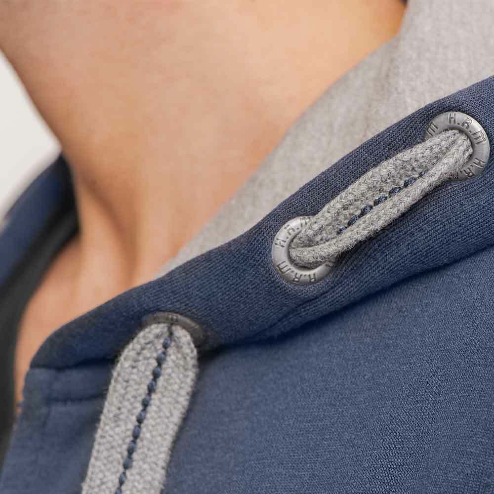 "Rhoihesse - Weck, Worscht & Woi!" Luxury Zip-Hoody (Unisex)