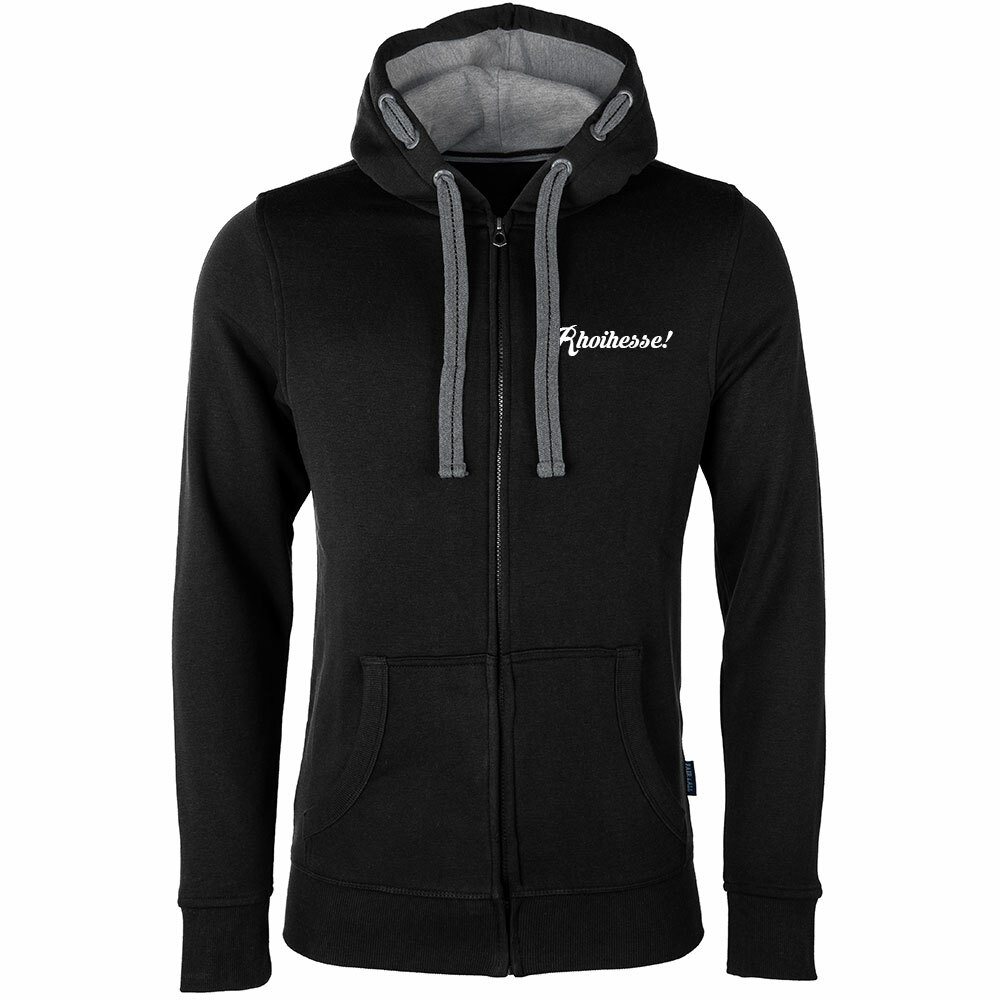 "Rhoihesse - Weck, Worscht & Woi!" Luxury Zip-Hoody (Unisex)