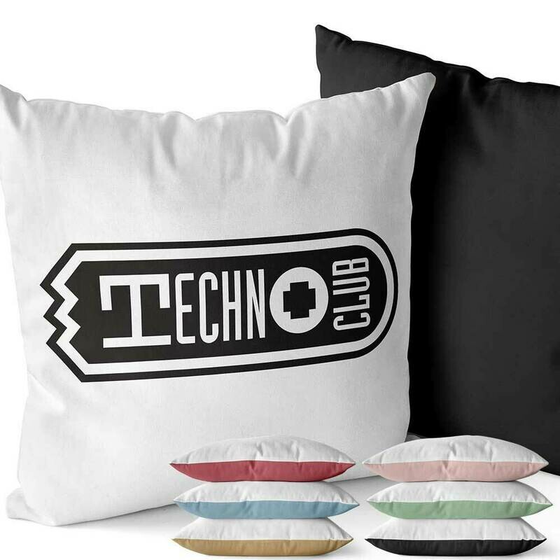"Technoclub" Two Tone Kissen (Erhältlich in sechs Farben)