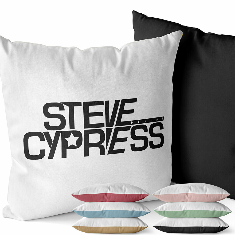 Steve Cypress Two-Tone Kissen (Erhältlich in sechs Farben)