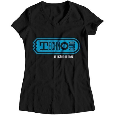 Technoclub T-Shirt mit individuellem Twitch-Nickname (Women)