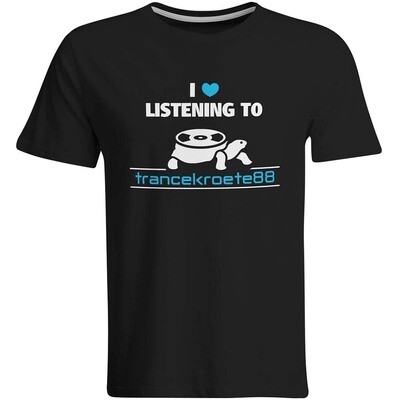 I love listening to Trancekroete88 T-Shirt (Duo Color / Men)