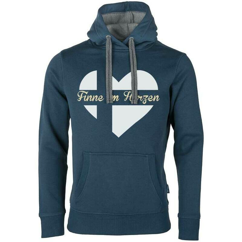 "Finne im Herzen" Luxury Hoodie (Unisex)