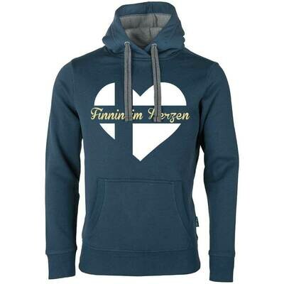 "Finnin im Herzen" Luxury Hoodie (Unisex)