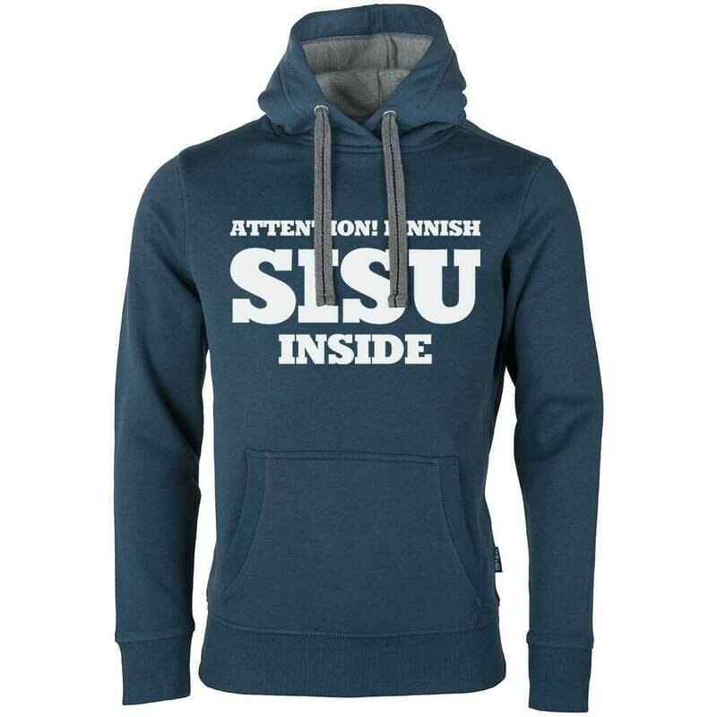 "Attention! Finnish SISU inside" Luxury Hoodie (Unisex)