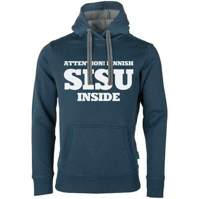 "Attention! Finnish SISU inside" Luxury Hoodie (Unisex)