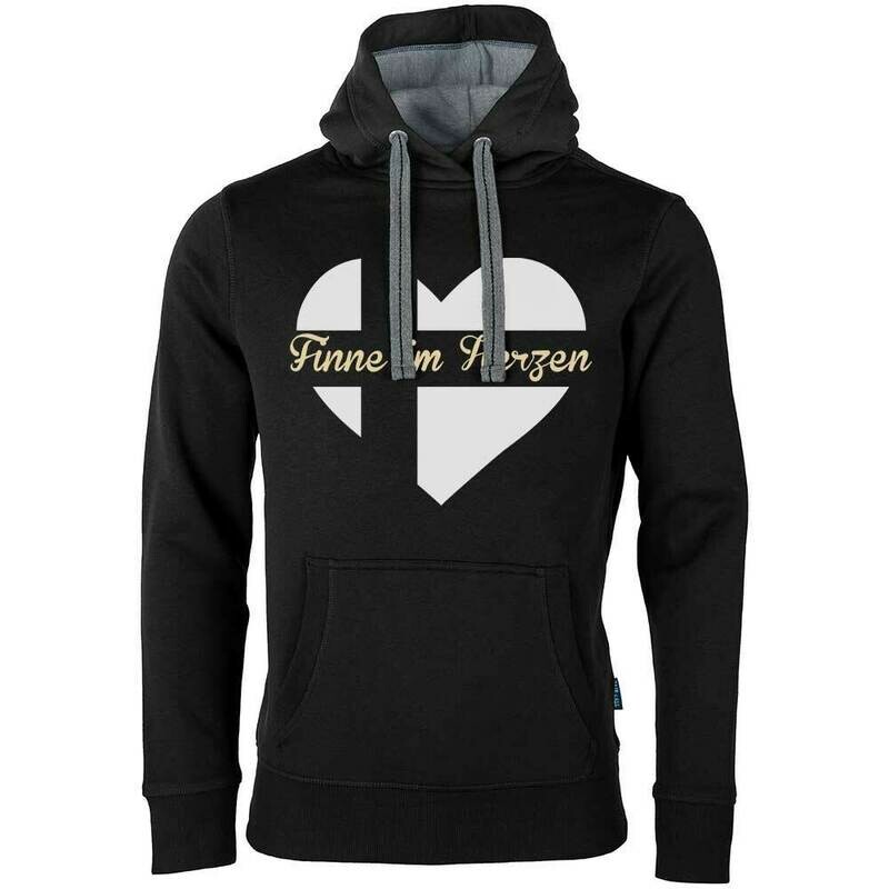 "Finne im Herzen" Luxury Hoodie (Unisex)