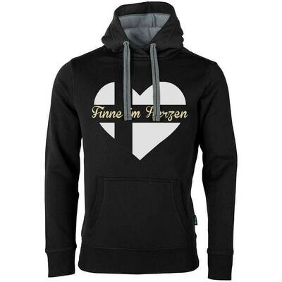 "Finne im Herzen" Luxury Hoodie (Unisex)