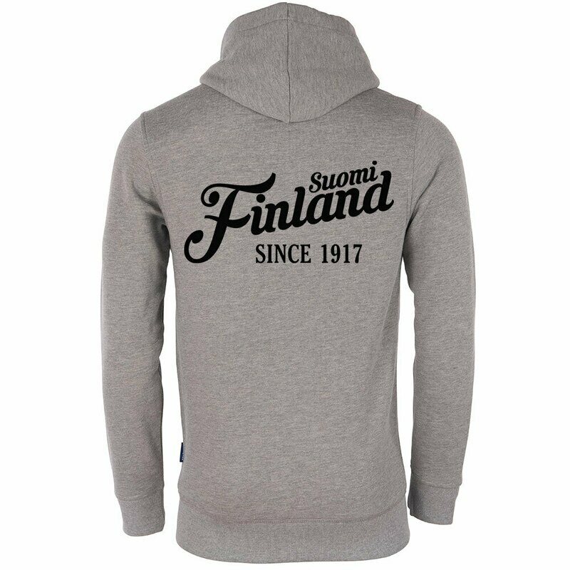 "Suomi Finland - since 1917" Luxury Zip-Hoodie (Unisex)