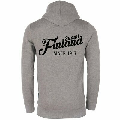 "Suomi Finland - since 1917" Luxury Zip-Hoodie (Unisex)