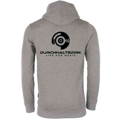 Durchhaltedirk Zip-Hoodie (Unisex)
