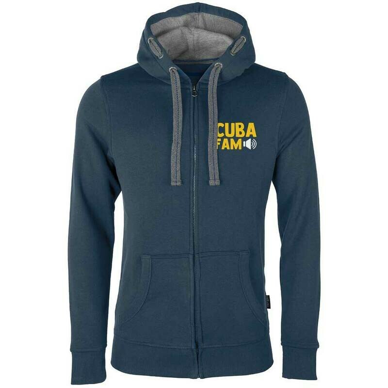 C.U.B.A. FAM "Das ist unsere geile Zeit!" Luxury Zip-Hoodie (Unisex)