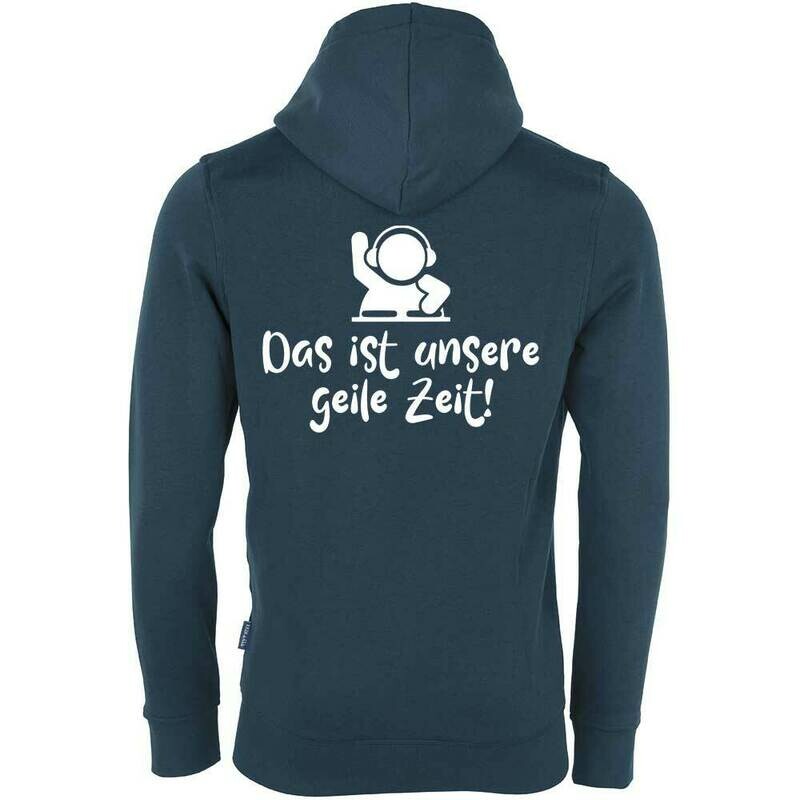 C.U.B.A. FAM "Das ist unsere geile Zeit!" Luxury Zip-Hoodie (Unisex)