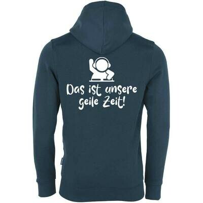 C.U.B.A. FAM "Das ist unsere geile Zeit!" Luxury Zip-Hoodie (Unisex)
