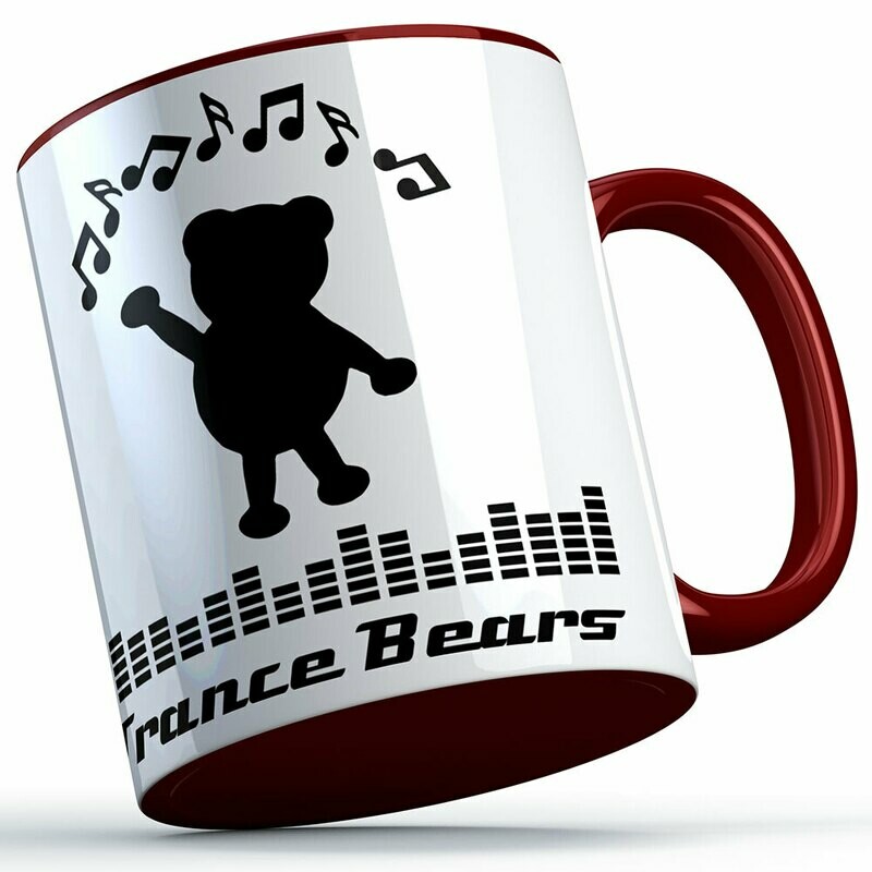 Trance Bears Two-Tone Tasse