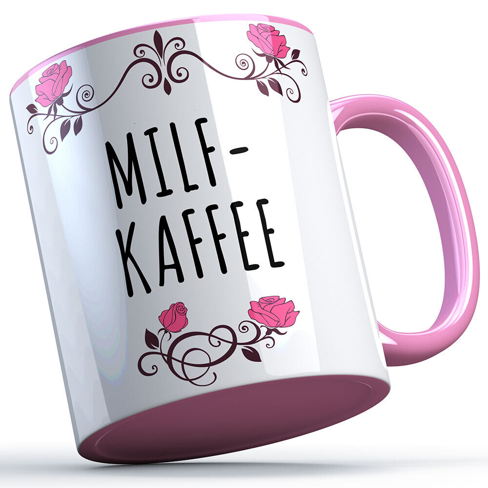 Milfkaffee Tasse lustige Sprüchetasse (5 Varianten)