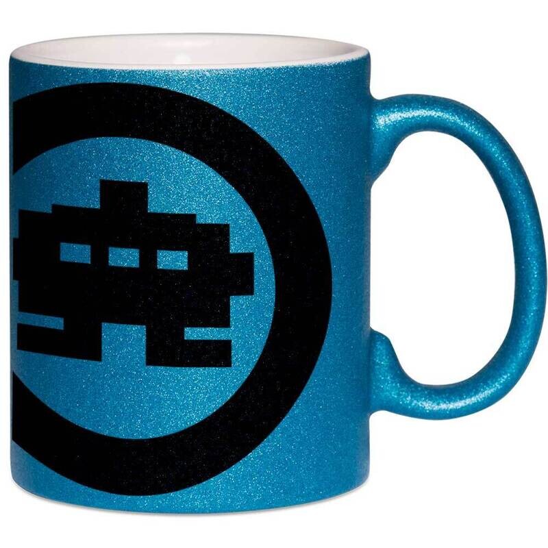 Talla 2XLC Luxury Space Invader Glitter Mug Talla 2XLC Luxury Space Invader Glitter Mug