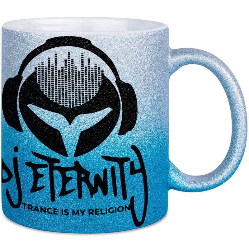 DJ Eternity Luxury Glitzertasse mit Farbverlauf (erhältlich in drei funkelnden Farben)
