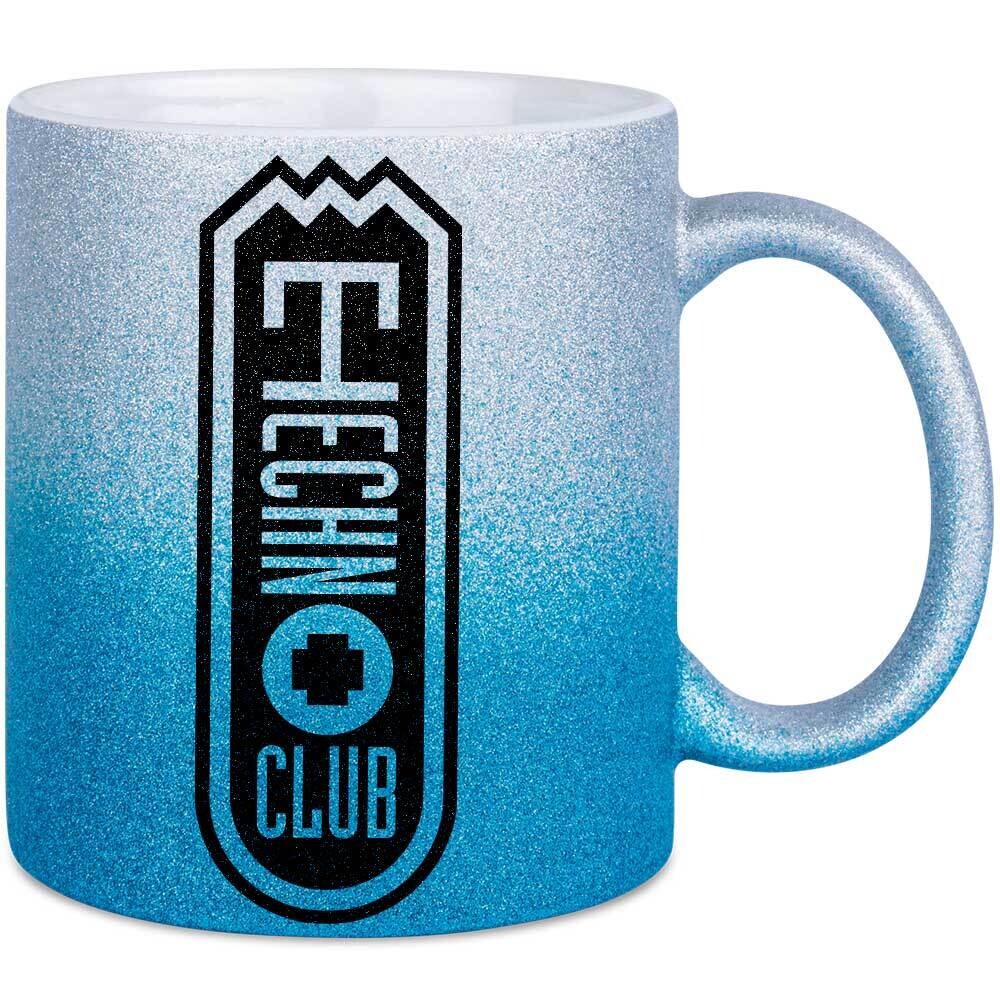 Technoclub Luxury Color Gradient Glitter Mug
