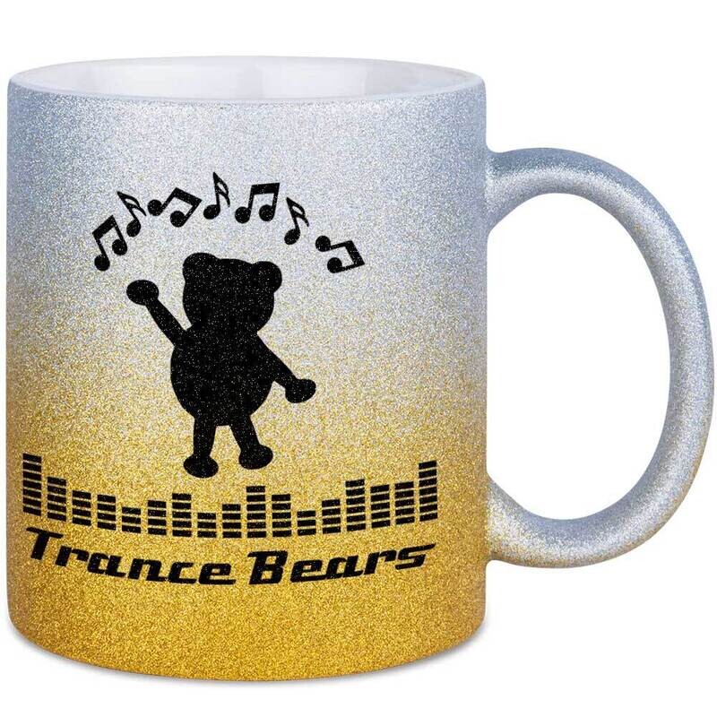 Trance Bears Luxury Gradient Glitter Mug