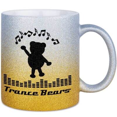Trance Bears Luxury Gradient Glitter Mug