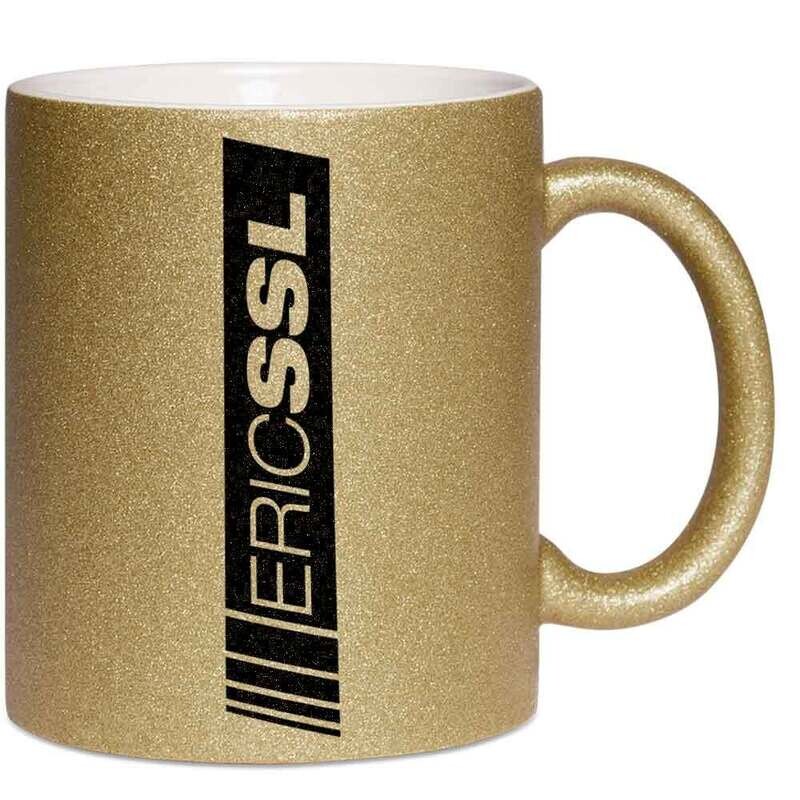 ERIC SSL Luxury Glitzertasse (erhältlich in fünf funkelnden Varianten)