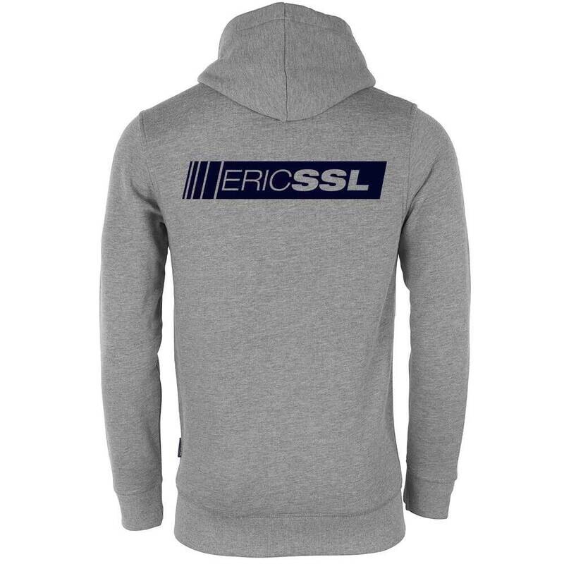 ERIC SSL Luxury Zip-Hoodie Farbe Grau (Unisex)